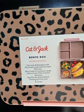 Feel Good Gifts-Beauty Bento Boxes Leopard Print Bento Box with Black Spots